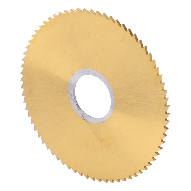 Disque de Perçage de la Lame de Scie Outil de Coupe Rotatif Disque de Perçage Rotatif de la Lame de Mandrin de Perçage Ti Revêtement Scie à Table Circulaire Roue de Coupe 63x1.2mm