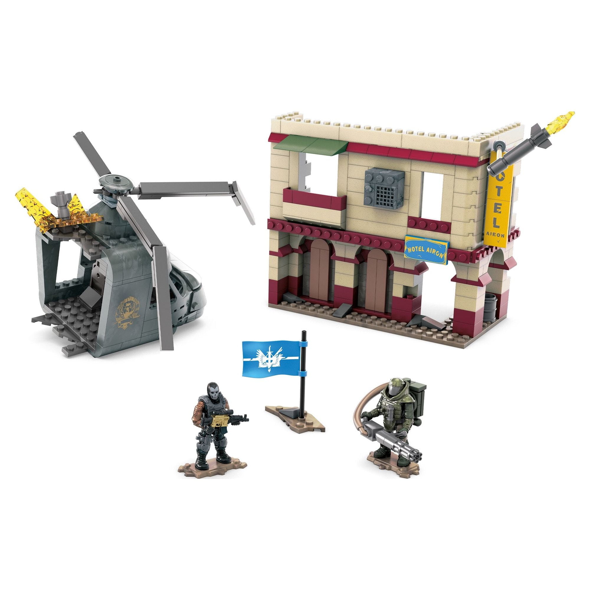 MEGA Call of Duty Crash Site Battle Building Toy with 2 Figures (456 Pieces)