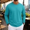 thumbnail image 2 of Yifymode Mens Long Sleeve Workout Shirts Moisture Wicking Running Gym Tops Casual Crewneck Athletic Hiking Training Shirts, 2 of 3