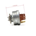 thumbnail image 2 of The ROP Shop Ignition Switch with Keys for 1989, 112-6 Toro E3-12K602 Rear Engine Lawn Rider, 2 of 9