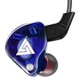 thumbnail image 4 of funtasica 3.5 earplugs with Microphone to Headphones with Over Ear Hooks Wrapped in Headphones for Exercising Blue, 4 of 9
