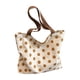 thumbnail image 2 of Bolso de lona para mujer, bolso sencillo para citas callejeras, compras, desplazamientos a la playa Lunares de café, 2 of 8
