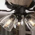 thumbnail image 6 of (4 pack) Better Homes & Gardens 5" Clear Seeded Glass Ceiling Fan Replacement Shade, 6 of 7