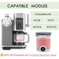 thumbnail image 5 of 4 Pack Pint Containers Replacement for Ninja Creami Swirl NC700 NC701 Series Soft Serve Ice Cream Maker Machine, BPA-Free & Dishwasher Safe,with Blue Grey Green Pink Lids, 5 of 5