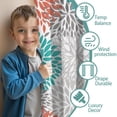 thumbnail image 3 of Blackout Kids Curtains,Boho Bohemia Pioneer Flower Art Childrens Insulated Curtains Set Of 2,Bedroom Essentials,Toddler Room Decor 42"x54"(106x137cm), 3 of 4