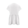 thumbnail image 5 of Weikingp Plus Size Tops For Women Plus Size Tops Cooling Shirts For Women Summer Tops For Women 2025 Women'S Tops White XL Clearance！, 5 of 5