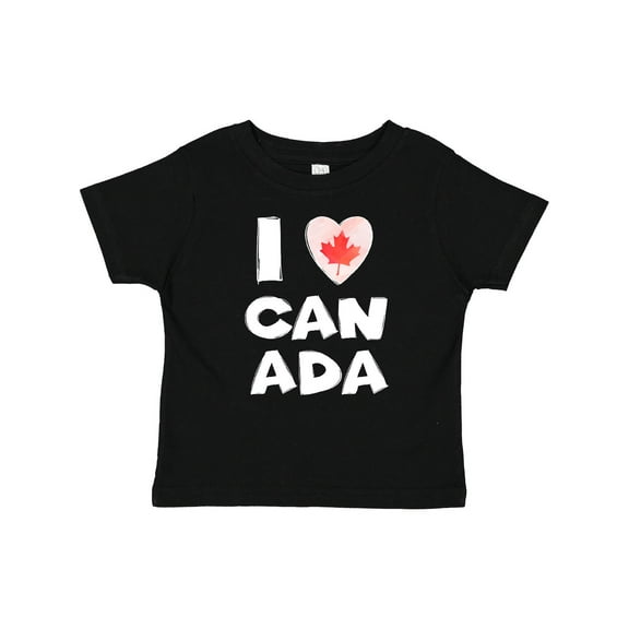 Inktastic I Love Canada Heart with Maple Leaf Boys or Girls Baby T-Shirt