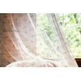 thumbnail image 2 of Dandelions Tulle Curtains with Rod Pocket, Floral Composition with Blowball Abstract Spring Season Illustration, Sheer Drape for Wedding Party 2 Panels, 7 Sizes, Beige Taupe Fern Green, by Ambesonne, 2 of 3