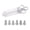 Style1:small, variant on Dessert Decorating Syringe Set Cupcake Frosting Filling Injector with 5 Icing Nozzles Cake Decorating Tool Easy to Use