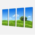 thumbnail image 2 of Meadow Calme avec Arbre Unique - Impression sur Toile Paysage, 2 of 3