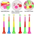 thumbnail image 3 of 2 piezas Trompetas de vuvuzela de plástico NQ color aleatorio para animar eventos deportivos, 3 of 5