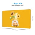 thumbnail image 2 of Cauagu Sunflower Gnomes 3 for Large Mouse Pad,XXL Extended Gaming Mouse Mat Long Extended Desk Mat Big Desk Pad Mat(16 x 29.5in) for Work/Game/Office/Home, 2 of 8