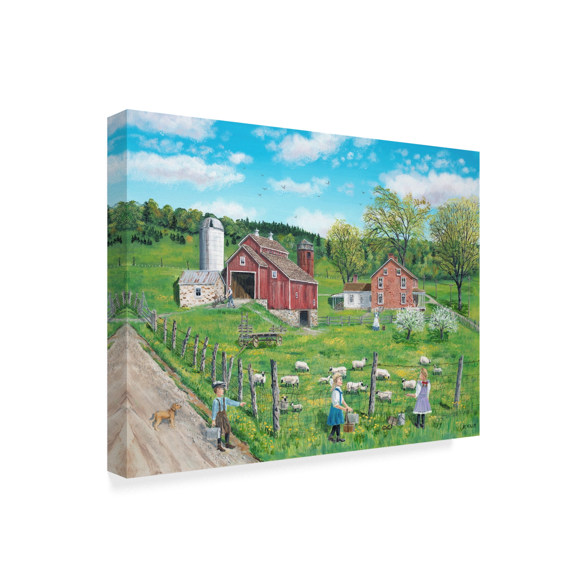 Trademark Fine Art 'Thats My Lamb' Canvas Art by Bob Fair