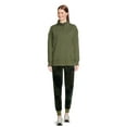thumbnail image 2 of Time And Tru Women's Placket Pullover Top, 2 of 5