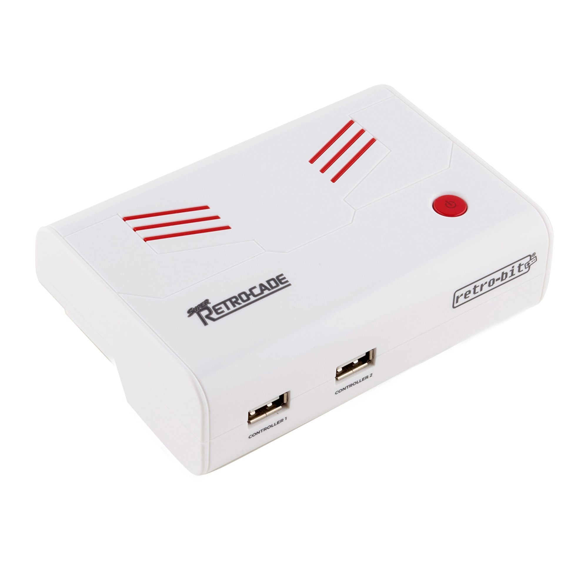 Restored RetroBit Super RetroCade Plug and Play Game Console Red