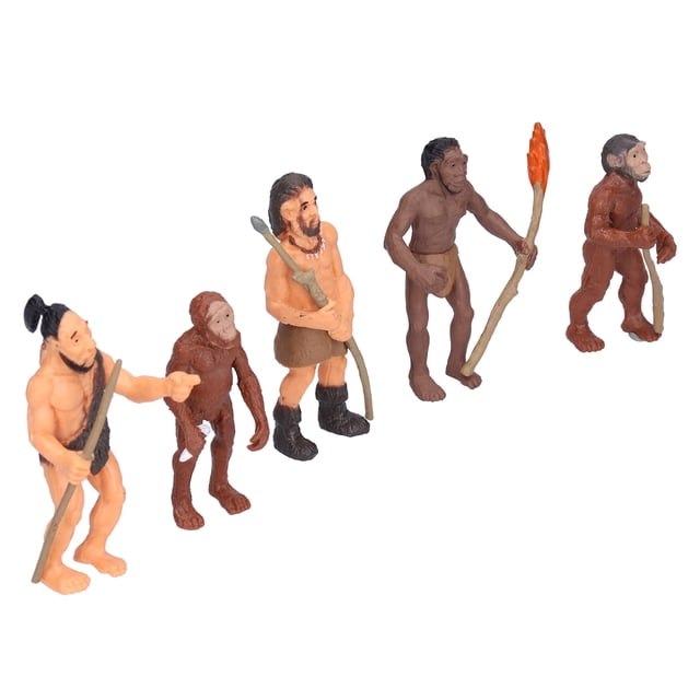 Juguete de figura humana, vinilo 5 pcs duradero ligero ligero simulada figura humana antigua para regalos para modelos de pinintura