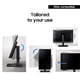 thumbnail image 4 of SAMSUNG FT45 Series 24-Inch FHD 1080p Computer Monitor, 75Hz, IPS Panel, HDMI, DisplayPort, USB Hub, Height Adjustable Stand, 3 Yr WRNTY (LF24T454FQNXGO),Black, 4 of 5