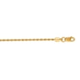 thumbnail image 2 of 14K Yellow Gold 18in 1.5mm Rope Chain with Lobster Clasp, 2 of 4