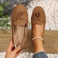 thumbnail image 6 of HTHLVMD Women's Tassel Loafers, Slip On Moccasins, Casual Driving Shoes, Women's Walking Shoes Casual Tennis Slip On Sneakers Lightweight Comfortable Fashion Shoes for Women, Brown 5, 6 of 6