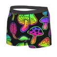 thumbnail image 2 of Kll Bright Mushrooms Men'S Cotton Boxer Briefs Underwear-Large, 2 of 9