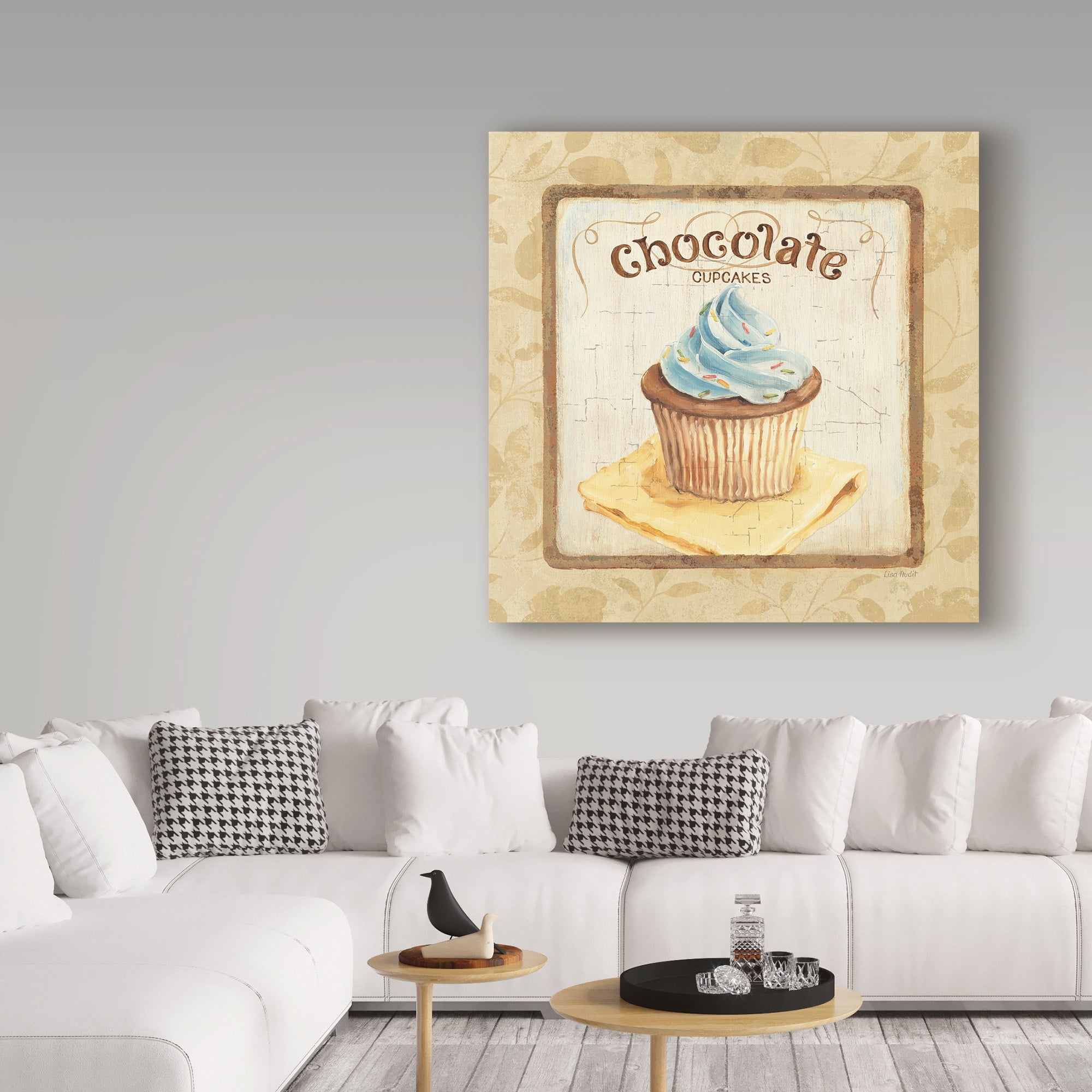 Trademark Fine Art 'Sweet Cupcakes IV' Canvas Art by Lisa Audit