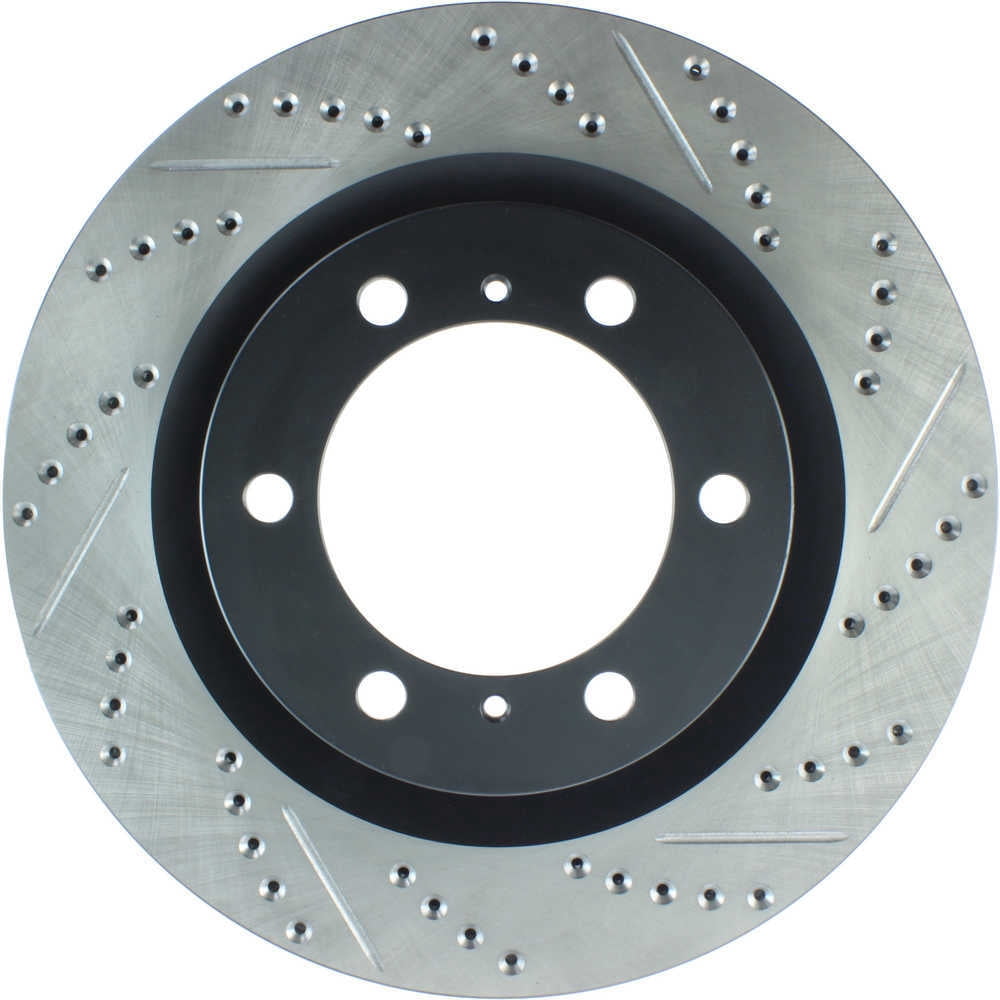 StopTech Slotted & Drilled Sport Brake Rotor Fits select: 2002-2006 VOLKSWAGEN GOLF, 2000-2006 AUDI TT