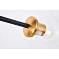 thumbnail image 7 of Elegant Lighting Cavoli 11 Lights Iron and Glass Chandelier in Black, 7 of 7