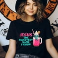 thumbnail image 3 of Jesus The Sweetest Name I Know Milkshake Christian T-Shirt, Gold, Size L, 3 of 6