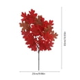 thumbnail image 3 of 2 Pack Artificial Maple Leaf Bouquet, Fall Harvest Thanksgiving Decor, Vase Filler Photography Props For Indoor Outdoor Gift, 3 of 6