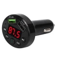 thumbnail image 2 of Reproductor MP3 E6 Bling Bling con Bluetooth 5.0 para coche modulador adaptador FM de carga rápida con doble USB, 2 of 12