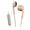 Pink, variant on JVC HAF19MMGCE Khaki Stereo Sweat Splash Proof in Ear Headphones with 1 Button Remote and Microphone