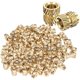 thumbnail image 1 of 120Pcs M3X5.7-OD4.6 Thread Knurled Brass Threaded Heat Set Heat Resistant Insert Embedment Nut for 3, 1 of 5