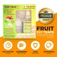 thumbnail image 3 of 6 Pack Fruit Fly Trap | No Insecticides or Odor, Eco Friendly, Also Catch gnats, 3 of 7