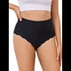 thumbnail image 2 of Bragas Invisibles de Cintura Alta para Mujer, Sin Etiqueta, con Borde Ondulado y Cobertura Total. Negro XL, 2 of 10