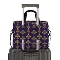 thumbnail image 2 of FORMRS 16" Laptop Bag Carrying Sleeve Case with Handle Travel Shoulder Briefcase, Purple Flowers Pattern, 2 of 8