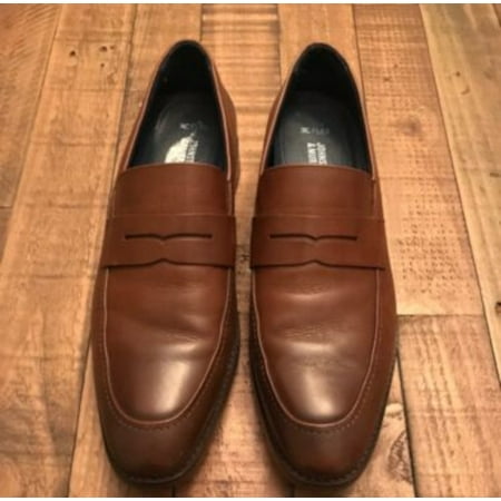 NEW Men s Johnston & Murphy Austin Penny Loafers Brown Leather 9 M