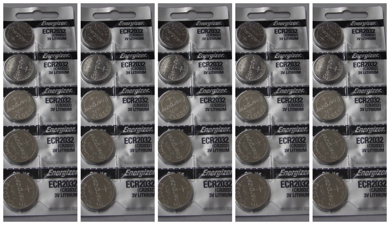 Energizer CR2032 3V Lithium Coin Battery 25 Pack + FREE SHIPPING