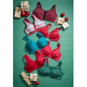 Comfort Choice Women's Plus Size Wireless Back-Close Lounge Bra