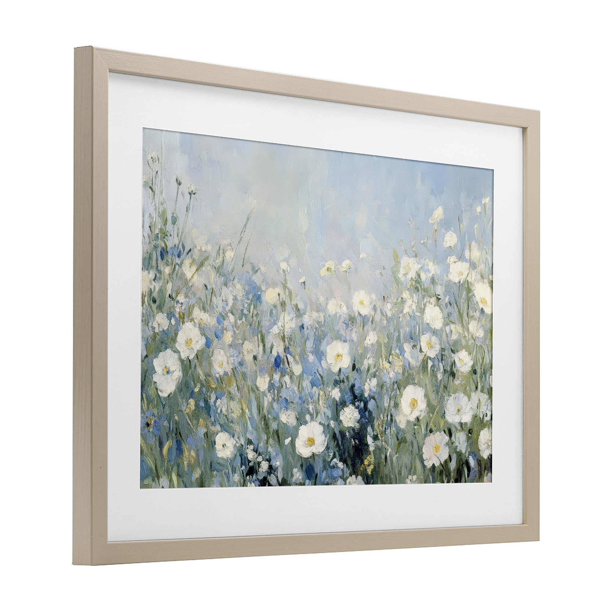 Stupell Industries Meadow Foliage Dream Birch Framed Print Under Glass, design by Petal Prints Design