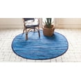 thumbnail image 4 of Unique Loom Striped Chindi Cotton Rug, 4 of 9