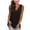 Black, variant on Tops for Women Casual Solid V-Neck Gradient Sleeveness Tops Loose Blouses Summer Sale