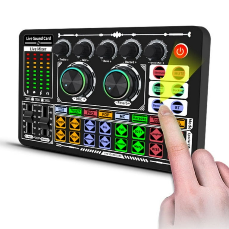 JIAHAOO User-Friendly F999 Sound Card for Beginners