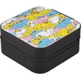thumbnail image 6 of GZHJMY PU Leather Jewelry Box, Travel Portable Jewelry Case for Ring, Pendant, Earring, Bracelet Organizer Storage Holder Boxes, Duck Shower for Necklace Bracelet Earrings Rings, 6 of 7