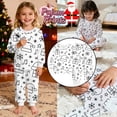 thumbnail image 2 of Bainana Unisex Christmas Pajamas For Kids Cartoon Print Long Sleeve T-Shirt Pants Nightwear Boys And Girls Stylish Fit Clothes Set, Size 2-3 Years, 2 of 8