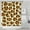 Cream and Brown, variant on Gold and Black Of Leopard Print Shower Curtain 72"x72" ,Bathroom Decorative Shower Curtains Set with 12 Hooks,Modern Waterproof Washable Shower Curtain