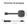 thumbnail image 4 of Mismo Dispositivo De Pantalla Antena interna compatible con HDMI del mismo dispositivo de pantalla 4K 2.4G para proyector de computadora portátil, 4 of 9