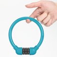 thumbnail image 4 of Bicicleta Candados de cable de seguridad Ndcxsfigh  para bicicletas MTB Antirrobo Bloqueo de contraseña de 4 dígitos (Azul), 4 of 7
