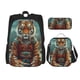 thumbnail image 1 of Fotbe Pond Meditating Tiger Set Escolar 3 en 1 para Niños - Mochila Duradera con Lonchera Aislante y Estuche para Lápices - Mochila Escolar para Niños y Niñas, 1 of 7