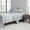 Silver, variant on Rayon from Bamboo 4 Piece Luxury Solid Sheet Set - 8 Colors - Silver - Queen