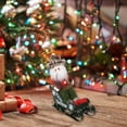 thumbnail image 1 of Adornos Navideños Trineo Carro Tirado Por Un Anciano Muñeco De Nieve Sentado Muñeca Adornos Decorativos Navideños Para El Hogar, 1 of 5